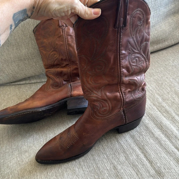 Dan Post leather Cowboy Boots size 10 - Picture 15 of 17